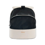 Black and cream plecak panorama buttermilk with panoramiczne otwarcie 90° and lekka aluminiowa rama featuring glossy and matte fabric
